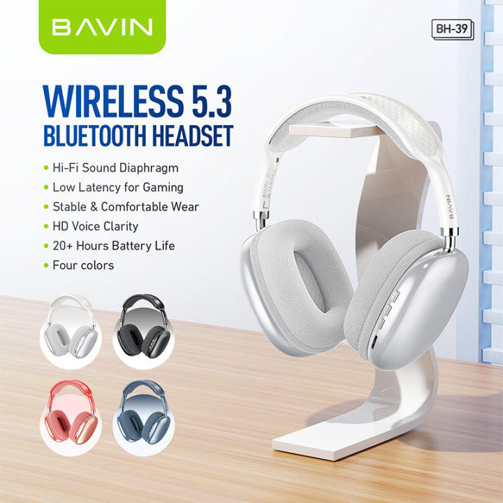 BAVIN Wireless Bluetooth Headset